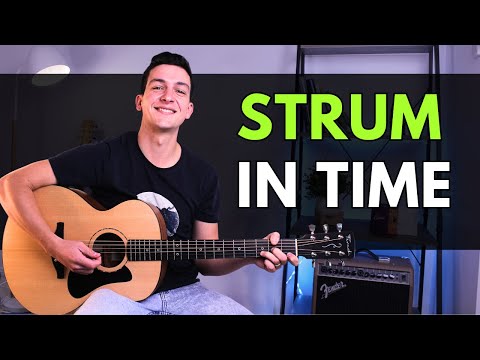 How to Strum in Time on the Guitar | Beginner Guitar Lesson 13