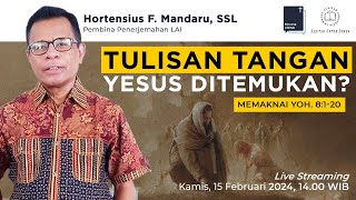 Download lagu TULISAN TANGAN YESUS DITEMUKAN ? Memaknai Yohanes 8:1-20 | Hortensius F. Mandaru, SSL. mp3