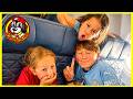 KIDS PRETEND ️ Caleb Mary Charlene Fly First Class To WORST Class