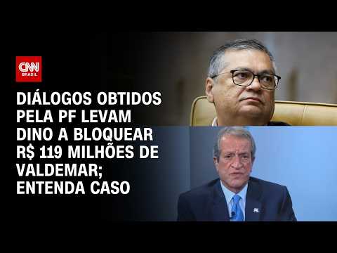 Flávio Dino manda bloquear R$ 119 milhões de Valdemar Costa Neto; veja desdobramentos