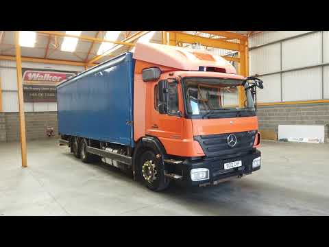 New In Stocklist For Sale: MERCEDES BENZ AXOR 1824, EURO 5 6X2 CURTAINSIDER - 2010 - SG10 CHF