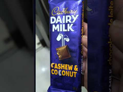 Cadbury dairy milk cashew & coconut 🥥 chocolate 🍫