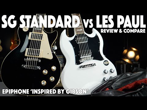 Epiphone SG Standard vs Les Paul Standard 60's - Side by Side - Review & Comparison