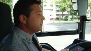 preview picture of video 'Mainz: Hybrid-Bus im Probebetrieb'