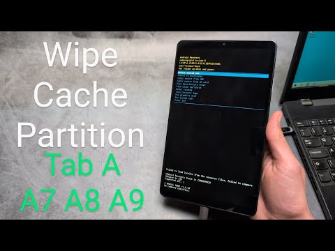Galaxy Tab A A7 A8 A9 - How to Wipe Cache Partition - Fix Slow , Laggy Tablet & Clear Problems