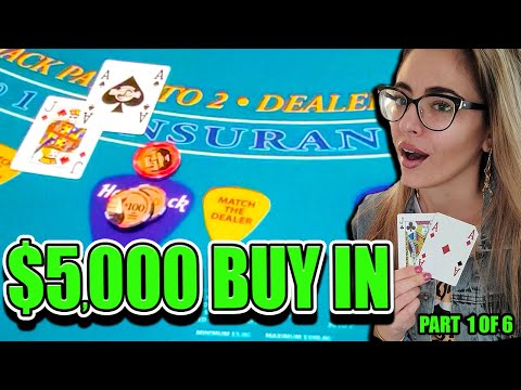 $5,000 Buy In! BLACKJACK at Hard Rock Tampa! Up to $500/HAND! - YouTube
