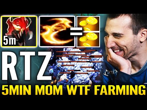 NEW STYLE 5min MoM Farming! ARTEEZY [Luna] Infinite Stacks Fast Farm WTF 7.29b Dota 2 Pro Guide