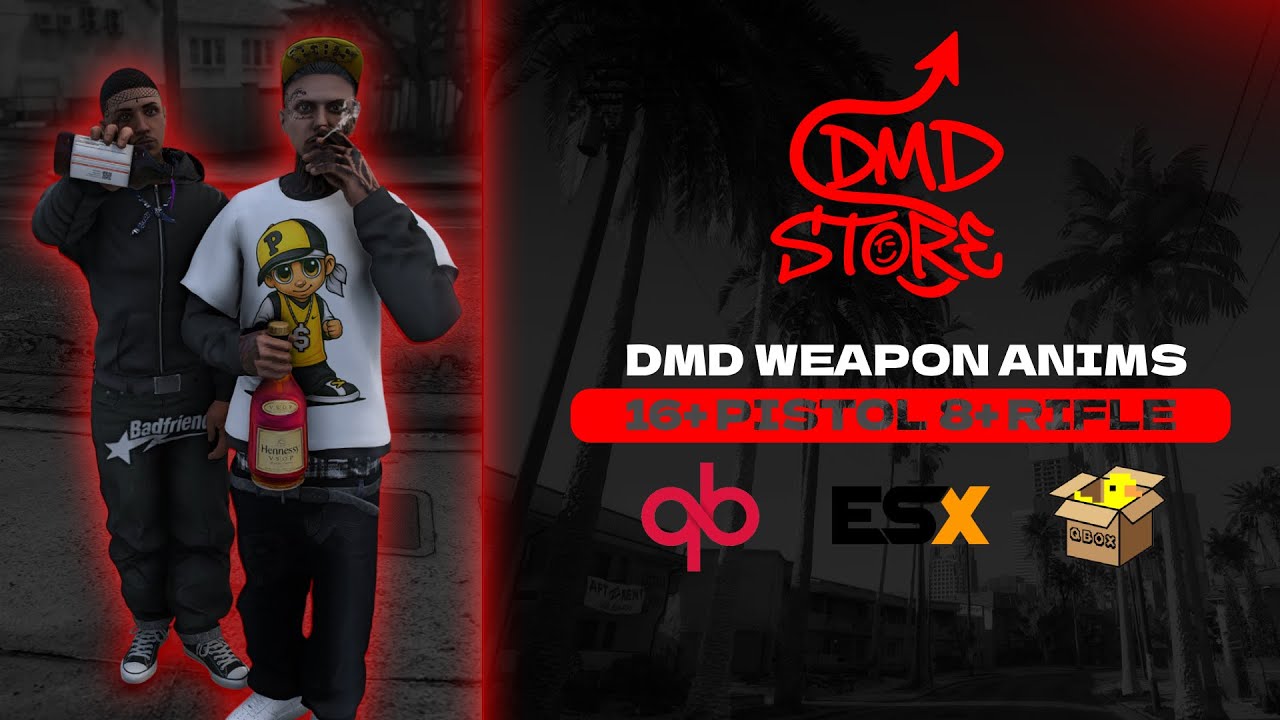 DMD Store Weapon Draw Animations