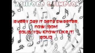 Lyrics to Solid by Ashford &amp; Simpson