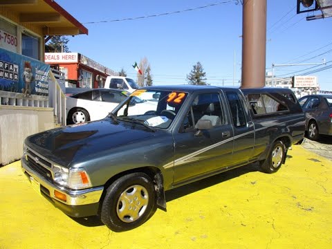 1992 Toyota Pickup Walkaround and Drive - Super America Inc. #Toyota #truck 