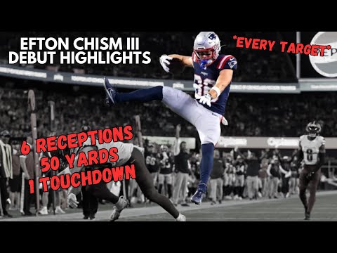 Efton Chism III NFL Debut Highlights 🚀 | 2025 Preseason