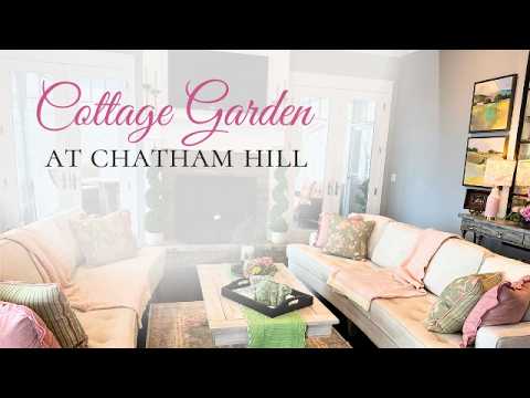 English Cottage Garden Living Room | Spring at Chatham Hill
