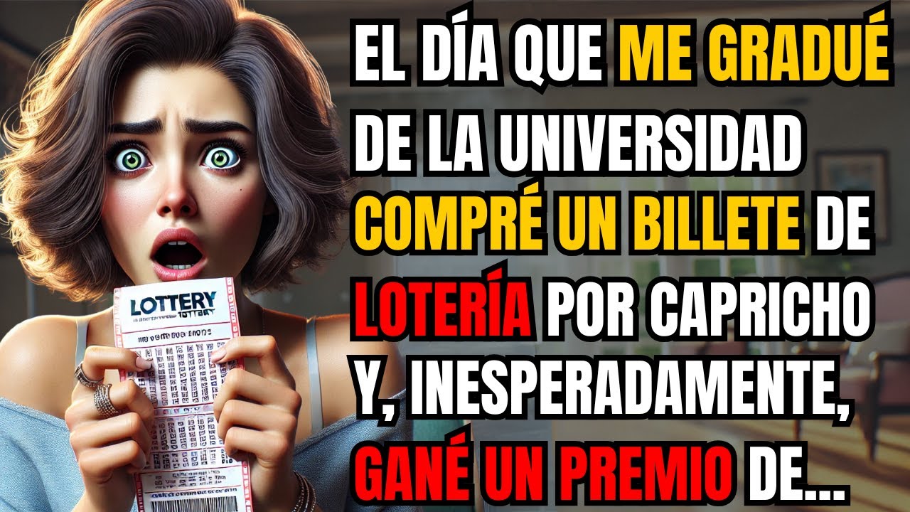 EL DÍA QUE ME GRADUÉ DE LA UNIVERSIDAD, COMPRÉ UN BILLETE DE LOTERÍA POR CAPRICHO Y, INESPERADAMENTE