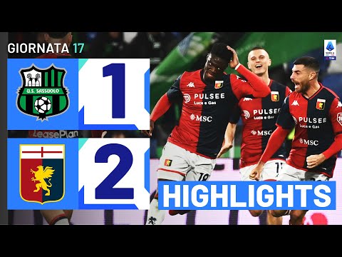 Video highlights della Giornata 17 - Fantamedie - Sassuolo vs Genoa