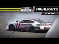 Hamlin makes contact with wall in Turn 12 at Sonoma