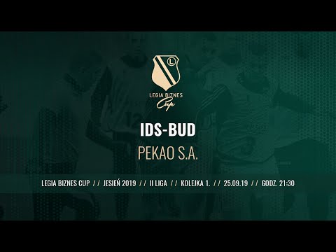 Skrót spotkania IDS-BUD - PEKAO S.A. ( Legia Biznes Cup Jesień 2019 )