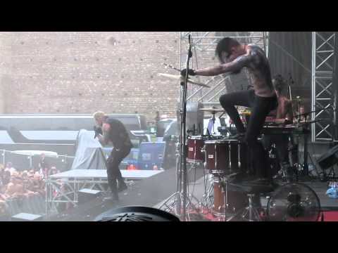 COMBICHRIST - shot from stage - supporting RAMMSTEIN in verona, italy
