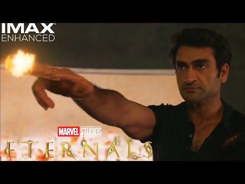 Ikaris Vs Eternals - 1080p IMAX Enhanced | Kingo Vs Ikaris - 