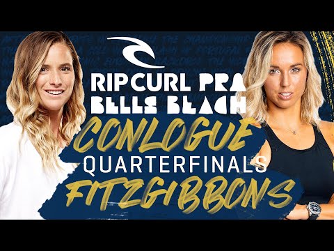 Courtney Conlogue vs Sally Fitzgibbons | Rip Curl Pro Bells Beach - Quarterfinals Heat Replay