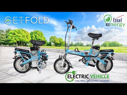 GET FOLD DEMONSTRATION IN HINDI   Foldable Electric Bicycle