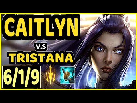 FREEZE (CAITLYN) vs TRISTANA - 6/1/9 KDA BOTTOM ADC CHALLENGER GAMEPLAY - EUW