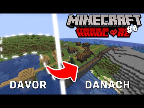 Mega Villager Village REBUILD in Hardcore Minecraft!!