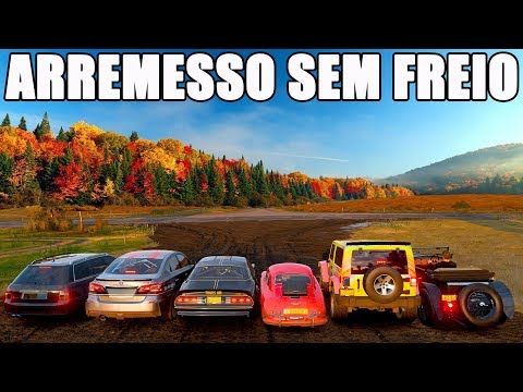 DEU RUIM NO ARREMESSO SEM FREIO - FORZA HORIZON 4 - GAMEPLAY