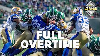 Full Overtime: Winnipeg and Saskatchewan in another CLASSIC