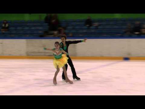 7 A. ABACHKINA / L. THAURON (FRA) - ISU JGP Tallinn Cup 2013 Junior Ice Dance Free Dance