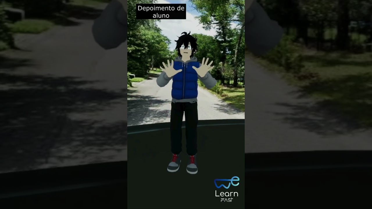 Caique, sempre teve uma dificuldade comum: entender bem o inglês, mas travar na hora de falar.