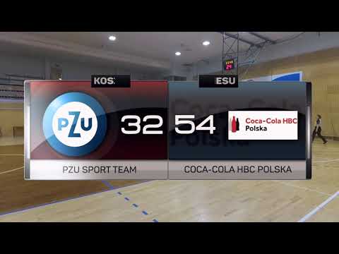PZU Sport Team vs Coca-Cola HBC Polska - 3 kolejka - I Liga Warszawa - Koszykarska Liga Biznesu