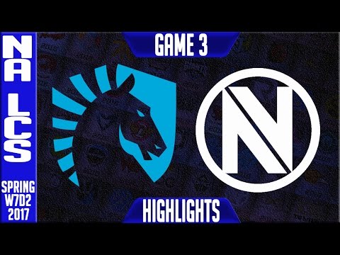 Team Liquid vs Envyus Highlights Game 3 - NA LCS W7D3 Spring 2017 - TL vs NV G3