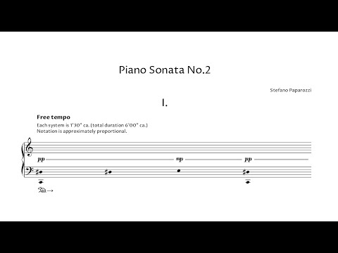 Stefano Paparozzi – Piano Sonata No.2