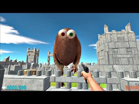 Hunting Monsters in Fortress of Horror. Animal Revolt Battle Simulator