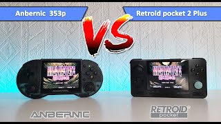 retroid pocket plus vs anbernic rg353p vs rp2 plus handheld gaming 2022