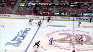 Craig Anderson Robs Ryan Callahan breakaway. NY Rangers vs Ottawa Senators. 4/16/12 NHL