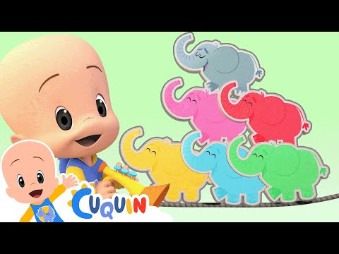 Surprise Eggs: Learn to count singing the Elephant's Song | Children Songs and Educational Videos