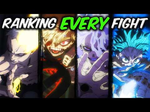 I Ranked ALL 105 Fights In My Hero Academia WORST to BEST!