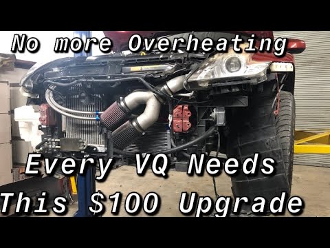 Upgraded Oil Cooler install On My Boosted 370Z