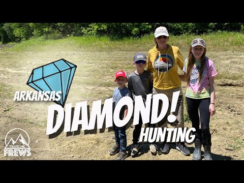 Hunting for Diamonds in Arkansas’s Crater of Diamonds￼ State Park! World's ONLY Public Diamond Mine!