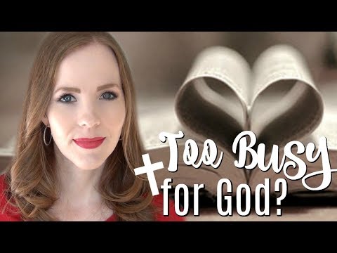 TOO BUSY FOR GOD?! || DO YOU HAVE TIME FOR GOD OR ARE YOU A "CONVENIENT" CHRISTIAN? Video