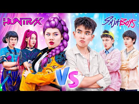 Huntrix Kpop Demon Hunters Vs Saja Boys In The Talent Show! Who Will Win?