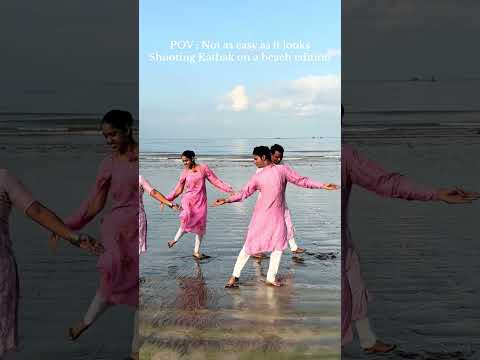 Behind The Scenes || Kathak & Beach || Hriday TheRhythmicJourney
