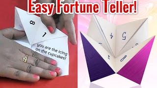 How to Make a Fortune Teller | Easy Origami Fortune Teller for Kids | Easy Kids Activities