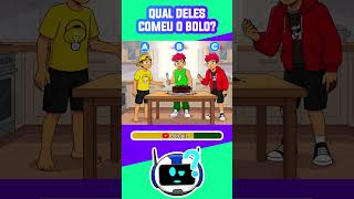 Quem dos Rosa comeu o bolo de chocolate? #quiz #adivinhe #botquiz #shorts