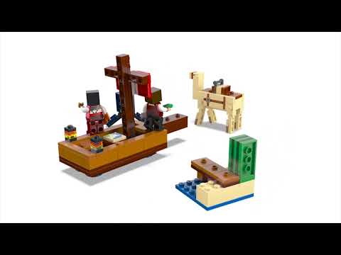 thumbnail video image 2 of Set LEGO Minecraft El Viaje en el Barco Pirata 21259, 2 of 5