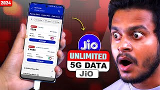 😱 How to get Unlimited 5G Data on Jio Sim | JIO 5G Unlimited Data kaise use kare 2024