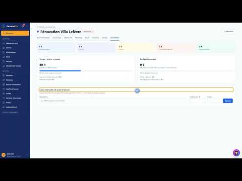 Tutoriel vidéo : La rentabilité d'un chantier — Formation FacturesPro