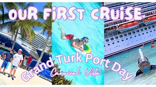Carnival Vista Bahamas Cruise / Port stop Grand Turk ⚓️ #carnivalvista #familycruise