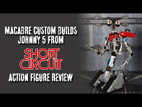 Johnny 5 Action Figure Review from Short Circuit by Macabre Custom Builds